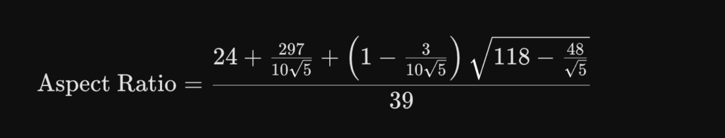 geometric system of equations of Nepal Flags
