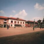 Historic courtyard in Kathmandu Durbar Square near the site of the Kot Massacre